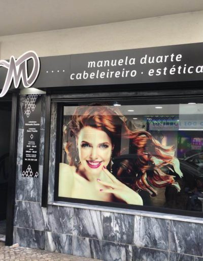 Manuela Duarte Cabeleireira - Montras e Fachadas - Window Dressing